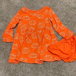 Cat & Jack pumpkin dress size 18 months